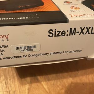 Orange Theory beat burn monitor heart rate monitor M-XXL